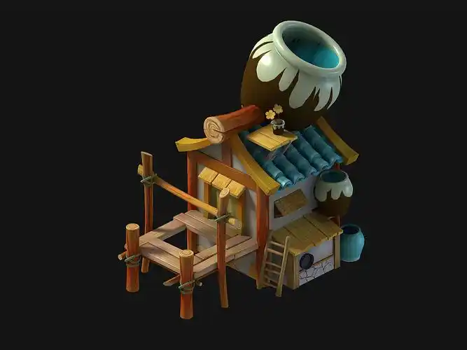 3dmax游戏场景建模 - 原创作品 - 站酷(zcool)