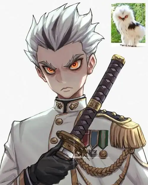 看看他是如何从动物的身上,衍生出高大酷炫的动漫人物的