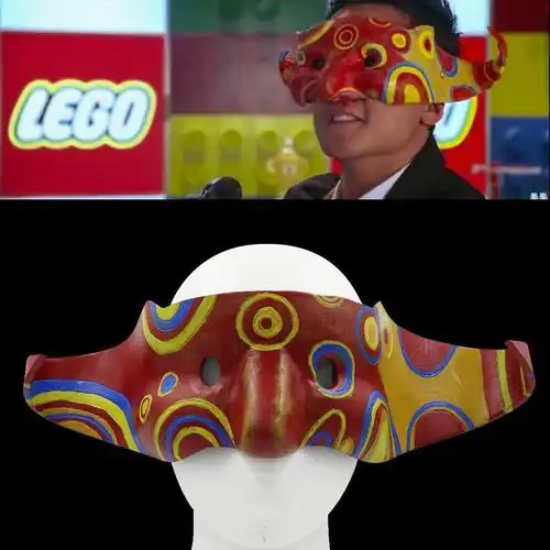 国风吴彦祖万圣节警察故事阿祖面具风网红中