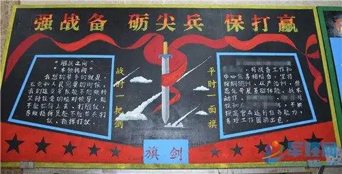 "战味"十足!四十余名板报高手,现场手绘强军板报