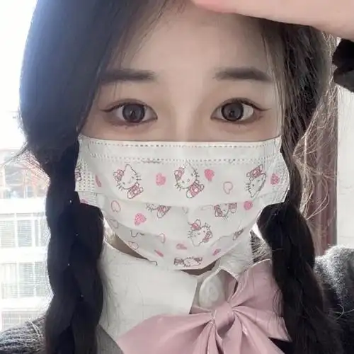 口罩女时尚成人一次性可爱少女心软妹jk凯蒂猫口罩