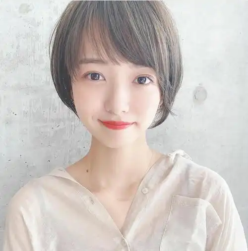 日系少女感短发|发型师|齐刘海|短发_新浪新闻