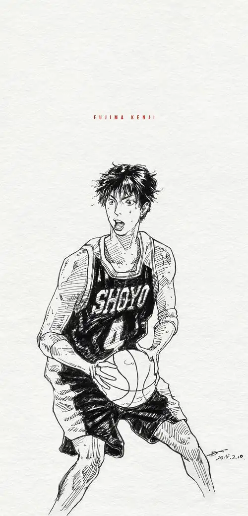 个人手绘作品-灌篮高手系列
