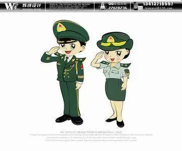 武警战士简笔画军人微信头像 卡通情侣军人的头像简笔画兵彩色简笔画