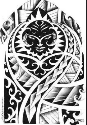玛雅图腾|纹身手稿-郑州天龙纹身工作室