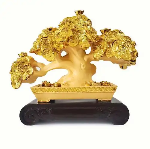 春风先生轻奢高端开业贺礼金色发财树客厅饭店吧台店铺开业礼品实用