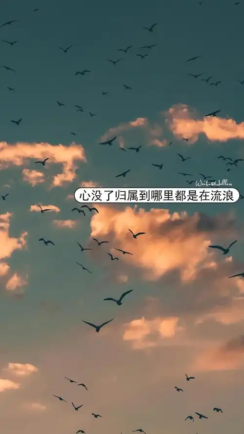 分享一组伤感文字壁纸
