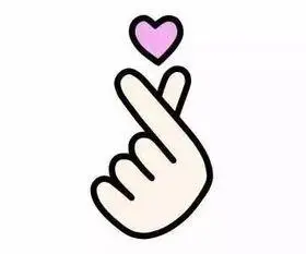 比心小人可爱简笔画抖音