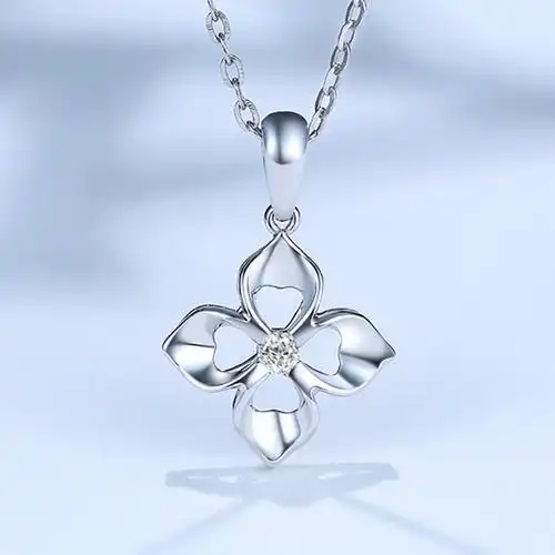 dorivia多利利维pt950铂金项链钻石吊坠套链白金颈饰