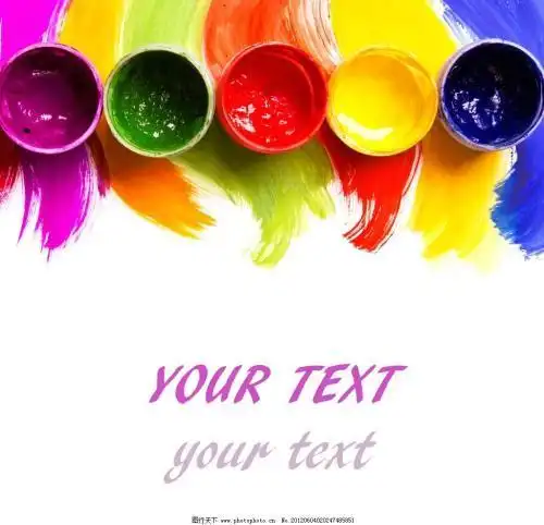 水粉颜料卡通简笔画