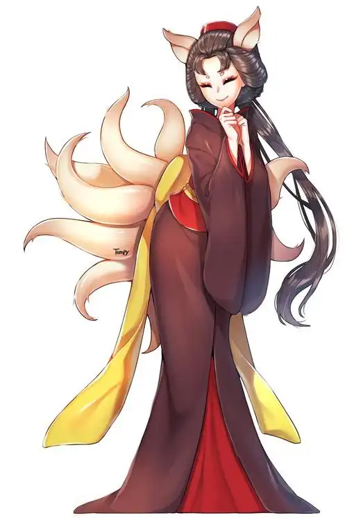 九尾狐来自韩国画手 /セル.