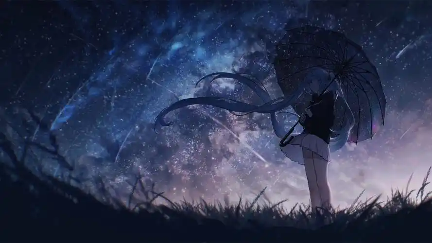 桌面壁纸0393斗笠风雪长发女孩4k高清动漫壁纸0396千与千寻水涡白龙4k