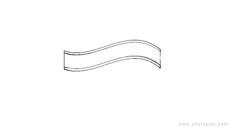 飘带简笔画怎么画飘带简笔画画法