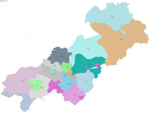 惠城区边界地图