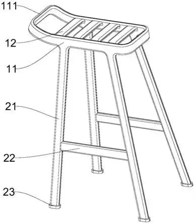 一种高稳定性的高脚凳