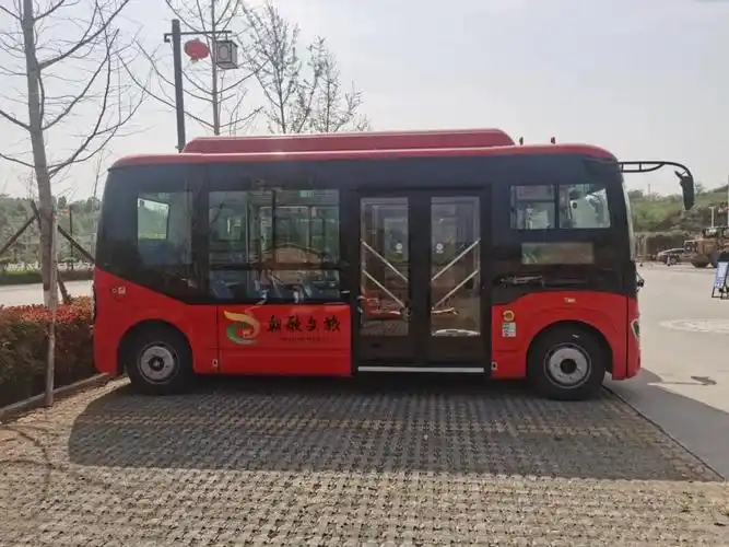 服务当地景区旅游 福田欧辉纯电动客车批量交付鹤壁顺安公交