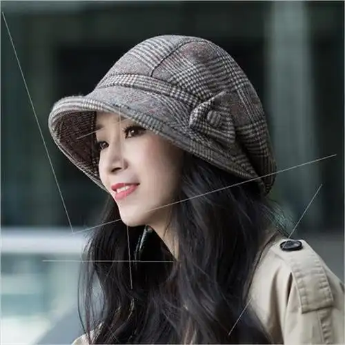 中年女士帽子时尚潮百搭