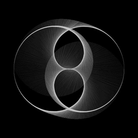 动态神图丨流光溢彩烟花绽 繁华落尽是黑白