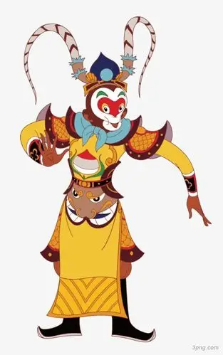 孙悟空卡通猴子可爱的孙悟空孙悟空京剧人动漫孙悟空悟空已经准备好了