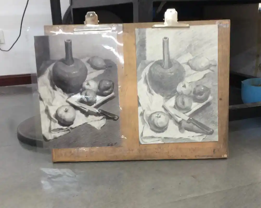 素描静物 #素描四级考级 @月光半曲 - 抖音