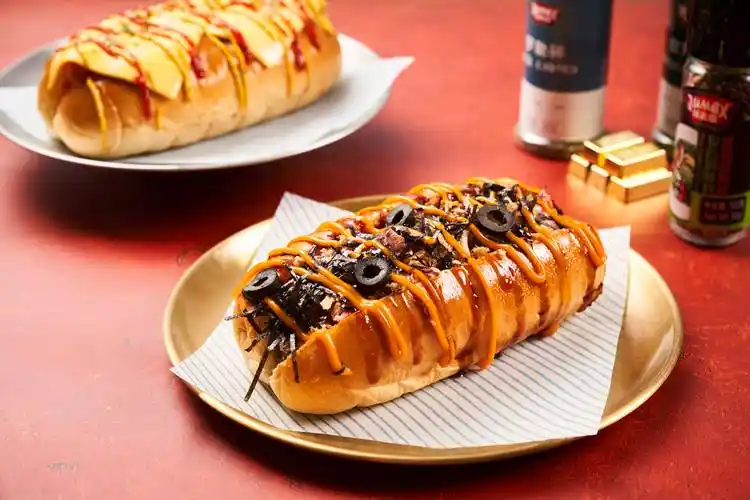 口感_热狗_美食