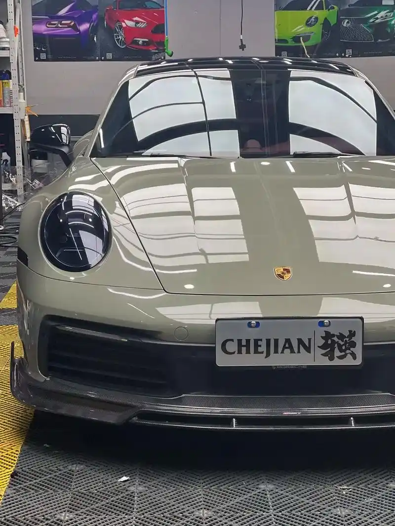 911改色案例卡其绿.