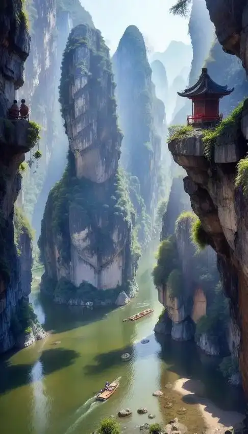 桂林山水甲天下.#来抖音玩户外   桂林的山水景色被誉为世界 - 抖音