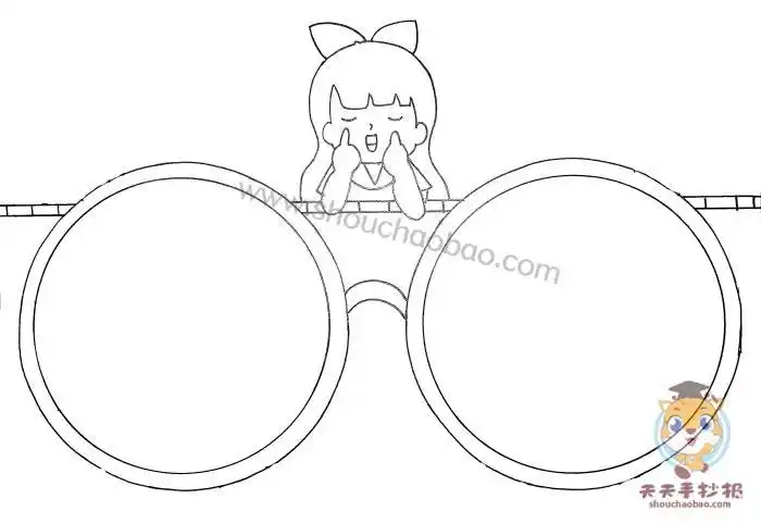 简单又漂亮爱眼护眼手抄报健康卫生手抄报手抄报大全用水彩笔画的保护