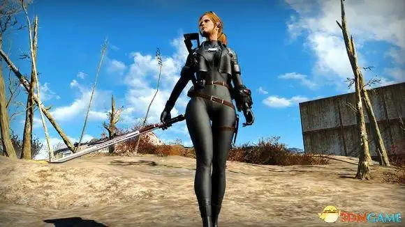 辐射4性感女忍mod前凸后翘福利紧身衣mod垂涎石更