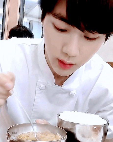 jin金硕珍bts防弹少年团女友视角的吃播