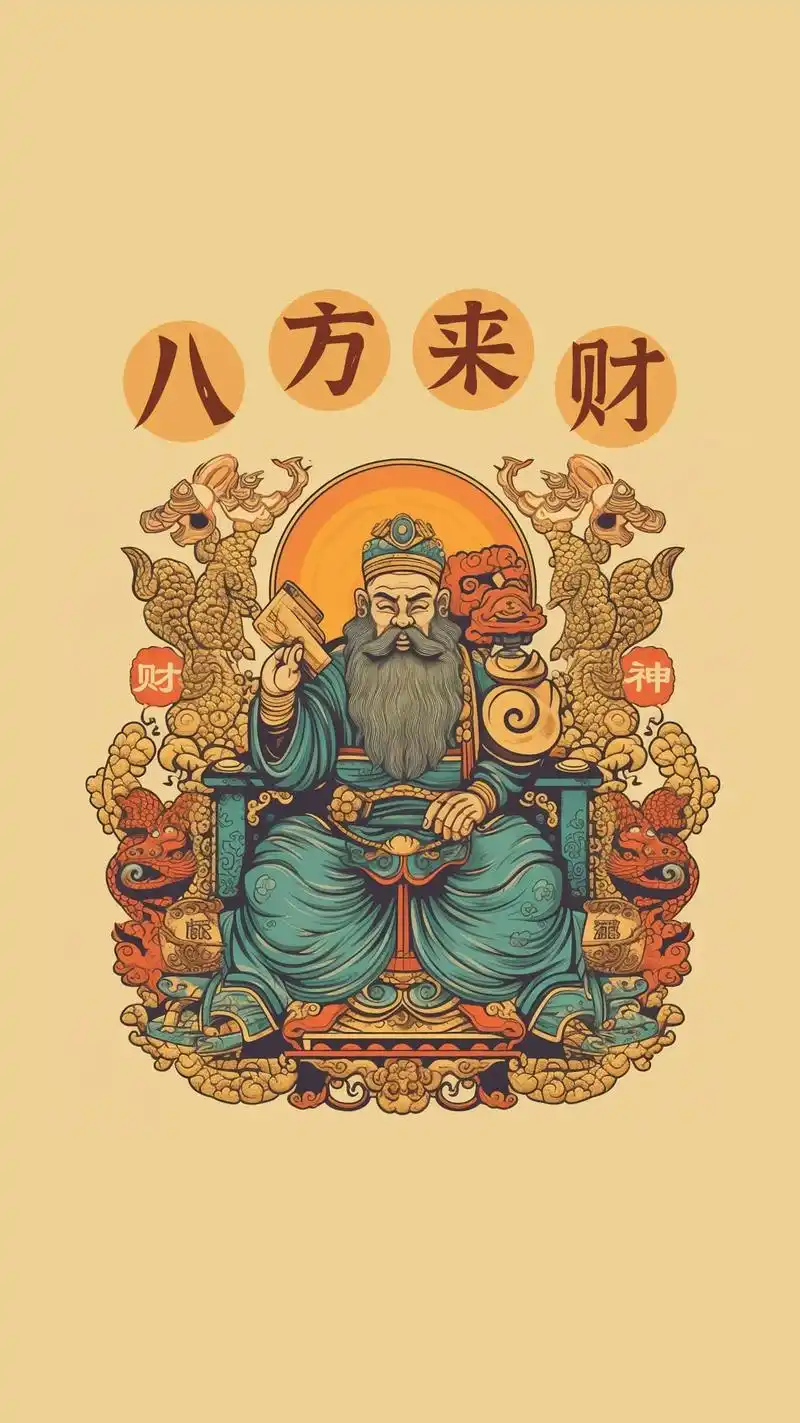 换上招财壁纸,兔年发大财.