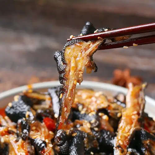 麻辣乌鸡爪250g无骨鸡爪去骨凤爪鸡脚黑凤爪四川特产