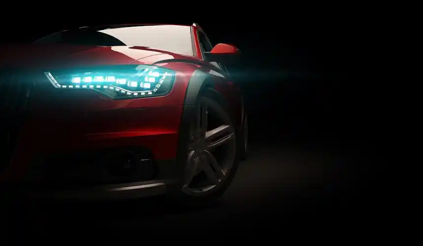 轮胎海报蓝色城市剪影未来城市发展展板背景未来发展蓝色科技感未来