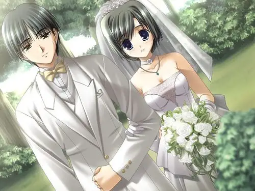 动漫婚礼的图片