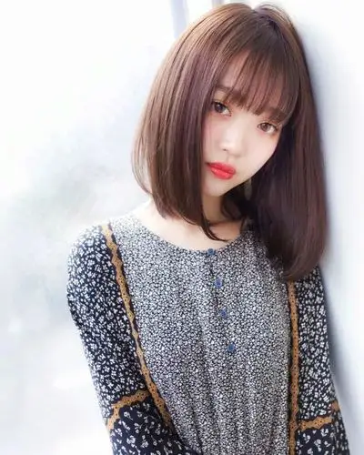 发型欣赏日系齐肩发