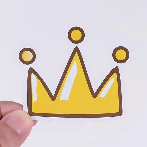 艺贴卡通皇冠笔记本装饰旅行箱拉杆箱贴纸个性创意笔记本个性小贴纸