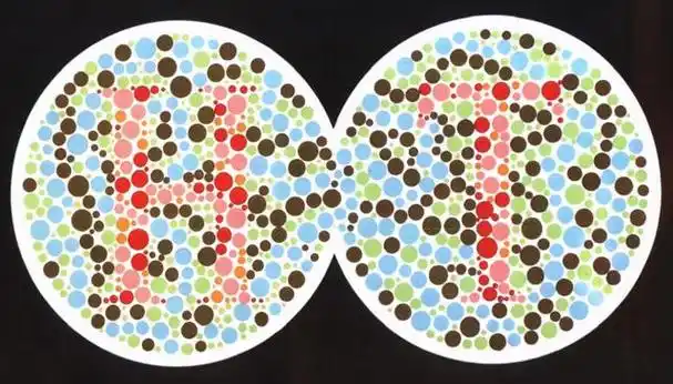 5张色觉测试,最起码识别4张,才算是合格