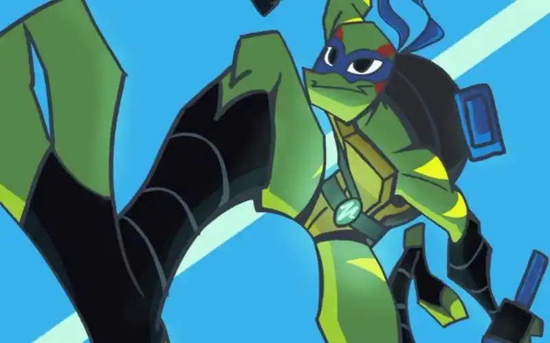 (忍者神龟:崛起/leo)两秒动画我整整画了一天,还没有上颜色,封面有