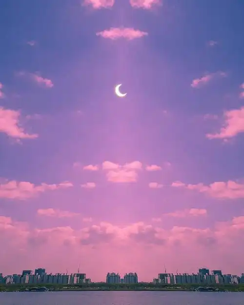 9078907890 梦幻浪漫背景图 #风景壁纸##紫色壁纸##锁屏