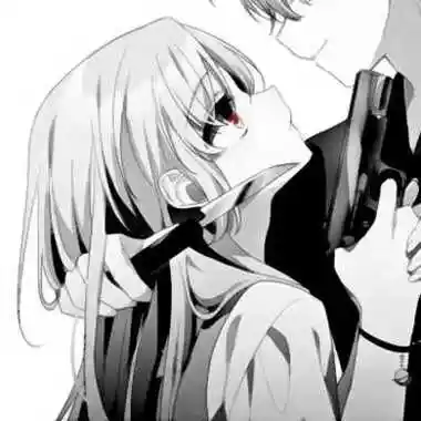 冷艳的黑暗系动漫爱人头像,情侣头像图片-回车桌面