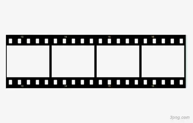 电影胶片影视效果png素材透明免抠图片-其他元素