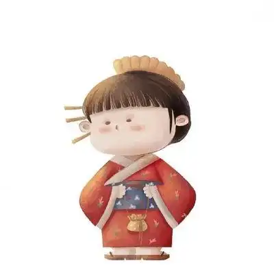 胖胖脸的小女孩图片卡通超萌超可爱的女孩头像