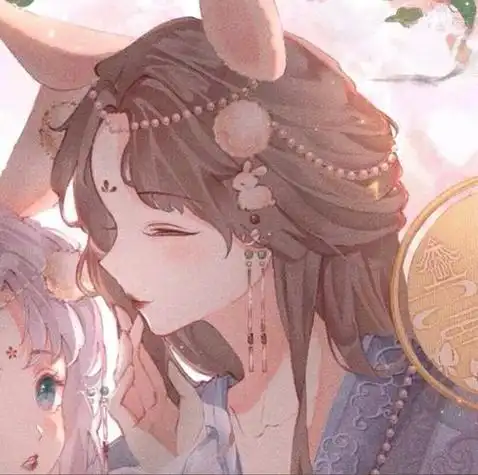 闺蜜头像仙气可爱粉色二人闺蜜头像