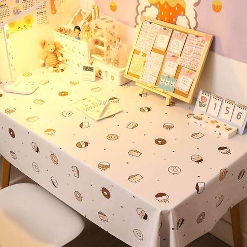 桌布宿舍书桌布置ins大学生电脑台式桌布家用寝室学生少女心可爱