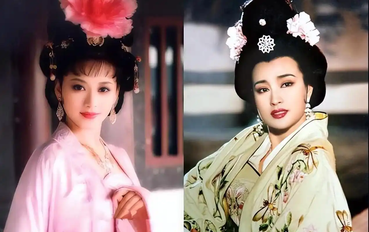 看腻了敷衍的古装剧造型?刘晓庆版的武则天,头顶大发髻都美如画