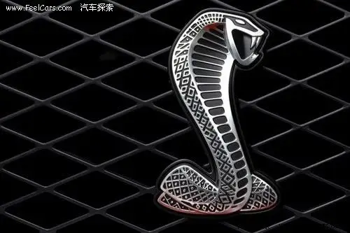 福特野马shelby车标 眼镜蛇性能的铭牌
