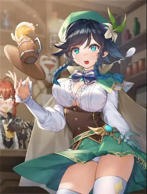 原神温迪女装图片