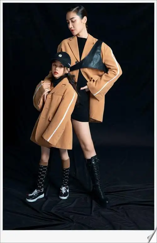 亲子装母女夏款 不一样影楼摄影服装走秀潮童母子2021年爱上辣妈