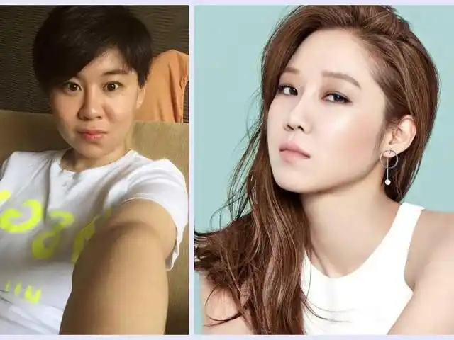 瘦下来的沈春阳堪比"整容",长发及背,撞脸外国女神!