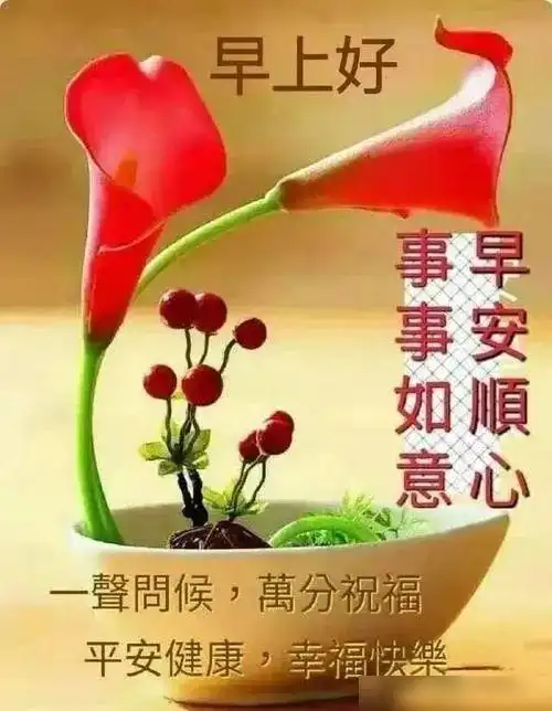 早上好简单暖心的问候祝福语句早安漂亮的祝福文字图片